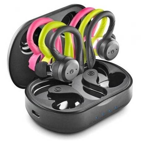 AURICULARES DEPORTIVOS BLUETOOTH NGS ÁRTICA JOGGER CON ESTUCHE DE CARGA/ AUTONOMÍA 10H/ NEGROS