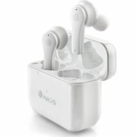 AURICULARES BLUETOOTH NGS ÁRTICA BLOOM CON ESTUCHE DE CARGA/ AUTONOMÍA 6H/ BLANCOS