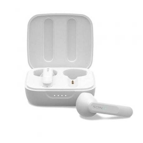 AURICULARES BLUETOOTH NGS ÁRTICA MOVE CON ESTUCHE DE CARGA/ AUTONOMÍA 7H/ BLANCOS
