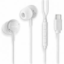 AURICULARES INTRAUDITIVOS NGS CROSS STEP/ CON MICRÓFONO/ USB TIPO-C/ BLANCOS