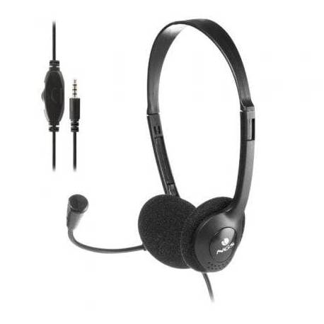 AURICULARES NGS MS103 MAX/ CON MICRÓFONO/ JACK 3.5/ NEGROS