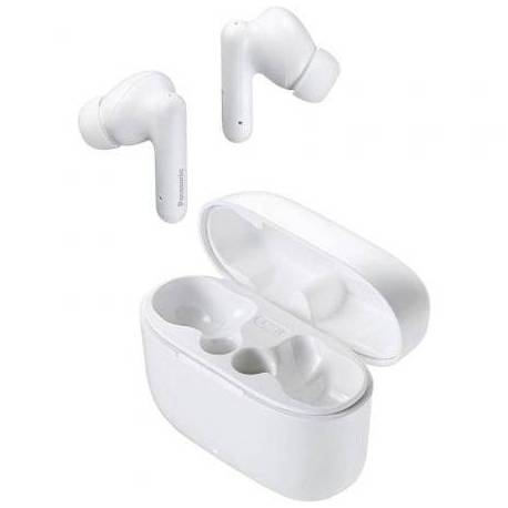 AURICULARES BLUETOOTH PANASONIC RZ-B110W CON ESTUCHE DE CARGA/ AUTONOMÍA 6H/ BLANCOS