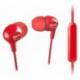 AURICULARES INTRAUDITIVOS PHILIPS SHE3555/ CON MICRÓFONO/ JACK 3.5/ ROJOS