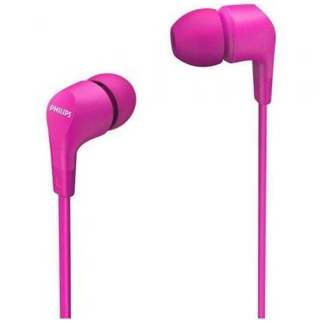AURICULARES INTRAUDITIVOS PHILIPS TAE1105PK/ CON MICRÓFONO/ JACK 3.5/ ROSAS