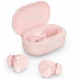 AURICULARES BLUETOOTH PHILIPS TAT1209 CON ESTUCHE DE CARGA/ AUTONOMÍA 6H/ ROSAS