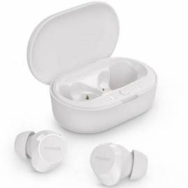 AURICULARES BLUETOOTH PHILIPS TAT1209 CON ESTUCHE DE CARGA/ AUTONOMÍA 6H/ BLANCOS