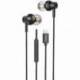 AURICULARES INTRAUDITIVOS QUBO AU-300C/ CON MICRÓFONO/ USB TIPO-C/ NEGROS