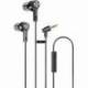 AURICULARES INTRAUDITIVOS QUBO EB-100/ CON MICRÓFONO/ JACK 3.5/ GRISES
