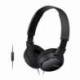 AURICULARES SONY MDRZX110APB/ CON MICRÓFONO/ JACK 3.5/ NEGROS