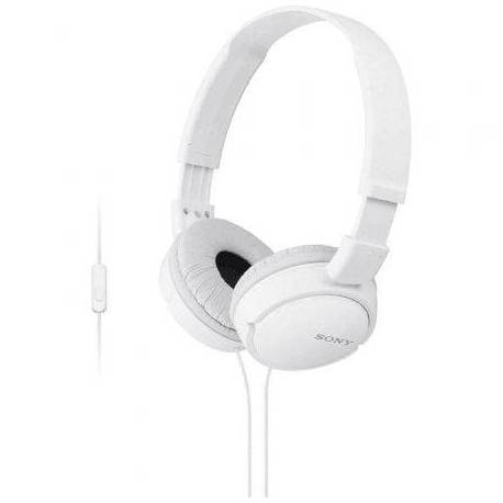 AURICULARES SONY MDRZX110APW/ CON MICRÓFONO/ JACK 3.5/ BLANCOS