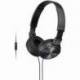 AURICULARES SONY MDRZX310APB/ CON MICRÓFONO/ JACK 3.5/ NEGROS