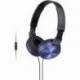 AURICULARES SONY MDRZX310APL/ CON MICRÓFONO/ JACK 3.5/ AZULES