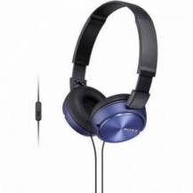 AURICULARES SONY MDRZX310APL/ CON MICRÓFONO/ JACK 3.5/ AZULES