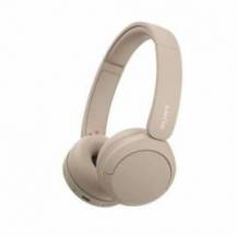 AURICULARES INALÁMBRICOS SONY WH-CH520/ CON MICRÓFONO/ BLUETOOTH/ BEIGE