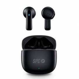 AURICULARES BLUETOOTH SPC ZION 2 PLAY CON ESTUCHE DE CARGA/ AUTONOMÍA 7H/ NEGROS