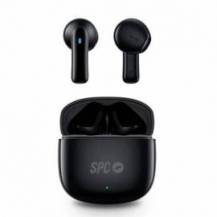 AURICULARES BLUETOOTH SPC ZION 2 PLAY CON ESTUCHE DE CARGA/ AUTONOMÍA 7H/ NEGROS