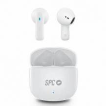 AURICULARES BLUETOOTH SPC ZION 2 PLAY CON ESTUCHE DE CARGA/ AUTONOMÍA 7H/ BLANCOS