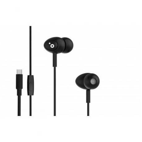 AURICULARES INTRAUDITIVOS SUNSTECH BEATC/ CON MICRÓFONO/ USB TIPO-C/ NEGROS