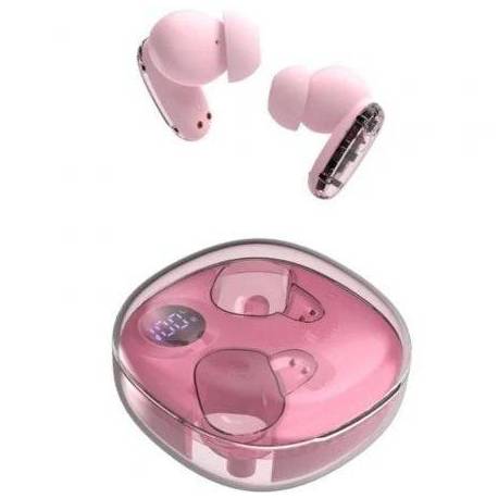 AURICULARES BLUETOOTH MARS GAMING MHIB2 CON ESTUCHE DE CARGA/ AUTONOMÍA 7H/ ROSA