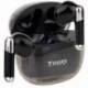 AURICULARES BLUETOOTH TOOQ ONYX TQBWH-0054B CON ESTUCHE DE CARGA/ AUTONOMÍA 4H/ NEGROS