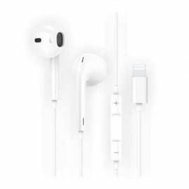 AURICULARES INTRAUDITIVOS TECH ONE TECH EARTECH HIP TEC1201/ CON MICRÓFONO/ LIGHTNING/ BLANCOS