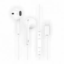AURICULARES INTRAUDITIVOS TECH ONE TECH EARTECH HIP TEC1201/ CON MICRÓFONO/ LIGHTNING/ BLANCOS