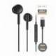AURICULARES INTRAUDITIVOS TECH ONE TECH EARTECH TEC1302/ CON MICRÓFONO/ USB TIPO-C/ NEGROS