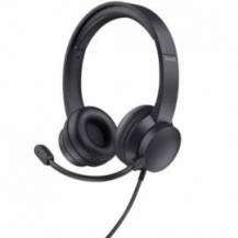 AURICULARES TRUST AYDA/ CON MICRÓFONO/ JACK 3.5/ NEGROS