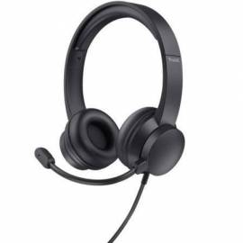 AURICULARES TRUST HS-150/ CON MICRÓFONO/ JACK 3.5/ NEGROS