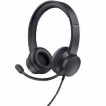 AURICULARES TRUST HS-150/ CON MICRÓFONO/ JACK 3.5/ NEGROS