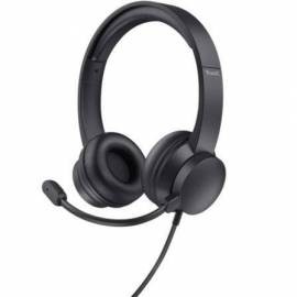 AURICULARES TRUST HS-201 USB/ CON MICRÓFONO/ USB/ NEGROS