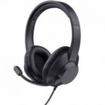 AURICULARES TRUST AYDA MAX/ CON MICRÓFONO/ JACK 3.5/ NEGROS