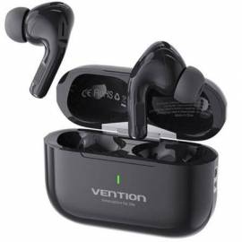 AURICULARES BLUETOOTH VENTION ECHO LITE E11 CON ESTUCHE DE CARGA/ AUTONOMÍA 6H/ NEGROS