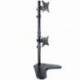 SOPORTE DE SOBREMESA PARA 2 MONITORES TOOQ DB1703TNV-B/ GIRATORIO/ INCLINABLE/ HASTA 9KG