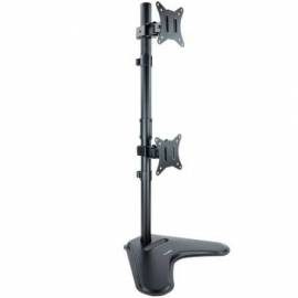 SOPORTE DE SOBREMESA PARA 2 MONITORES TOOQ DB1703TNV-B/ GIRATORIO/ INCLINABLE/ HASTA 9KG