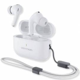 AURICULARES BLUETOOTH VENTION ECHO LITE E11 PLUS CON ESTUCHE DE CARGA/ AUTONOMÍA 6H/ BLANCOS