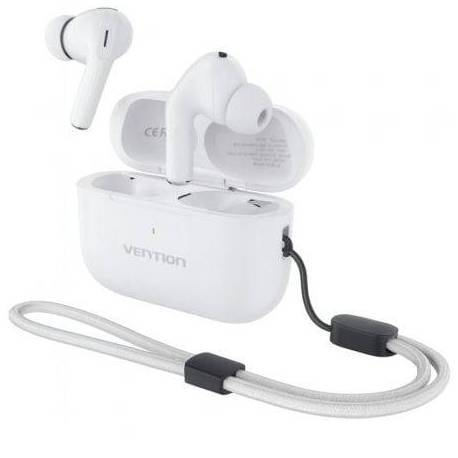 AURICULARES BLUETOOTH VENTION ECHO LITE E11 PRO CON ESTUCHE DE CARGA/ BLANCOS