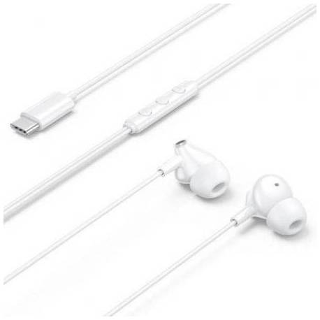 AURICULARES INTRAUDITIVOS VENTION ECHO LITE USB-C IN-EAR/ CON MICRÓFONO/ USB TIPO-C/ BLANCOS