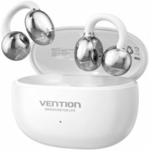 AURICULARES BLUETOOTH VENTION ECHO CLIP A11 PRO CON ESTUCHE DE CARGA/ AUTONOMÍA 6H/ BLANCOS