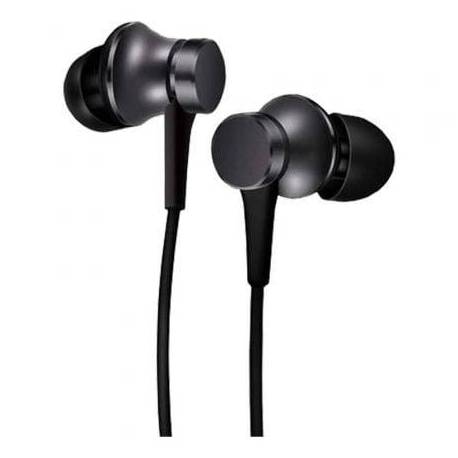 AURICULARES INTRAUDITIVOS XIAOMI MI IN EAR BASIC/ CON MICRÓFONO/ JACK 3.5/ NEGROS