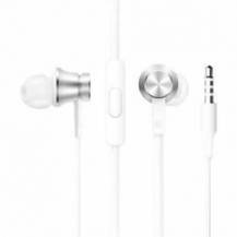 AURICULARES INTRAUDITIVOS XIAOMI MI IN EAR BASIC/ CON MICRÓFONO/ JACK 3.5/ PLATEADOS