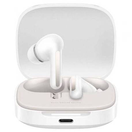 AURICULARES BLUETOOTH XIAOMI REDMI BUDS 6 CON ESTUCHE DE CARGA/ AUTONOMÍA 10H/ BLANCOS
