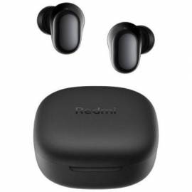 AURICULARES BLUETOOTH XIAOMI REDMI BUDS 6 PLAY CON ESTUCHE DE CARGA/ AUTONOMÍA 7H/ NEGROS