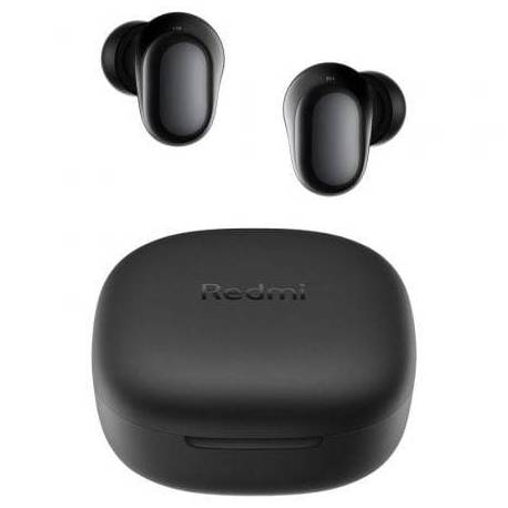 AURICULARES BLUETOOTH XIAOMI REDMI BUDS 6 PLAY CON ESTUCHE DE CARGA/ AUTONOMÍA 7H/ NEGROS