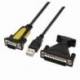 CABLE CONVERSOR IMPRESORA AISENS A104-0039/ USB MACHO - DB9 MACHO/ 1.8M/ NEGRO