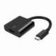 CONVERSOR HDMI 4K 60HZ AISENS A109-0344/ HDMI HEMBRA - USB TIPO-C MACHO/ 15CM/ NEGRO