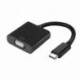 CONVERSOR USB TIPO-C AISENS A109-0347/ USB TIPO-C - VGA HEMBRA/ 15CM/ NEGRO