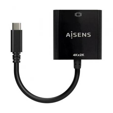 CONVERSOR HDMI 4K 30HZ AISENS A109-0684/ HDMI HEMBRA - USB TIPO-C MACHO/ 15CM/ NEGRO