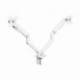 SOPORTE DE MESA PARA 2 MONITORES TOOQ DB4132TNR-W/ GIRATORIO/ INCLINABLE/ HASTA 9KG