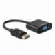 CONVERSOR AISENS A125-0367/ DISPLAYPORT MACHO - VGA HEMBRA/ 15CM/ NEGRO